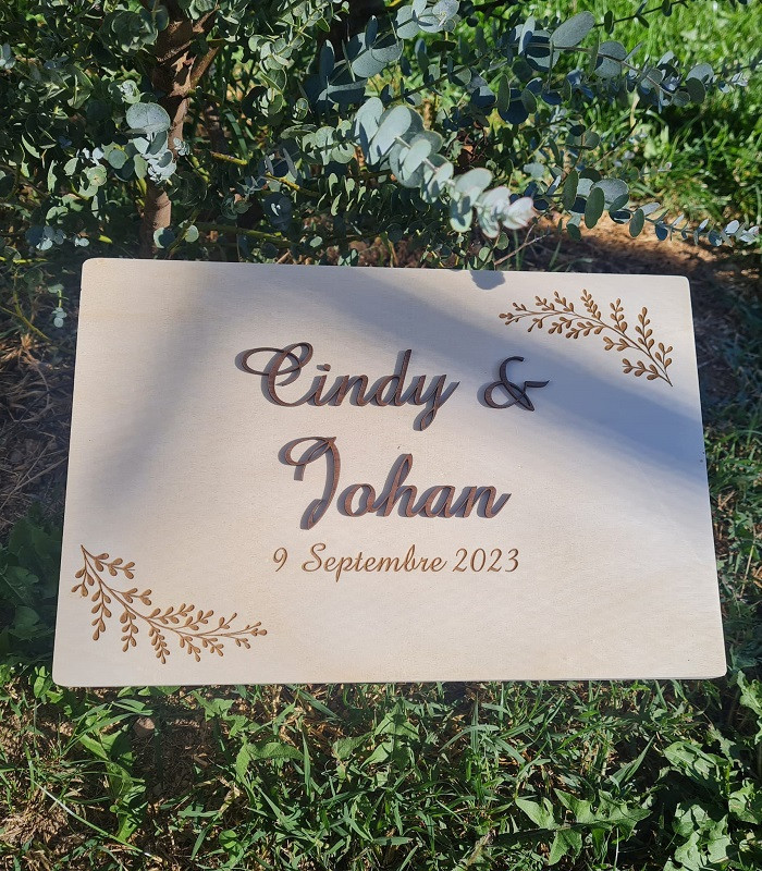 Boîte à souvenir, urne pour mariage, Pacs, ...