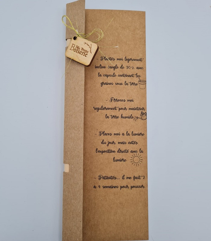 Crayon de papier à planter personnalisable