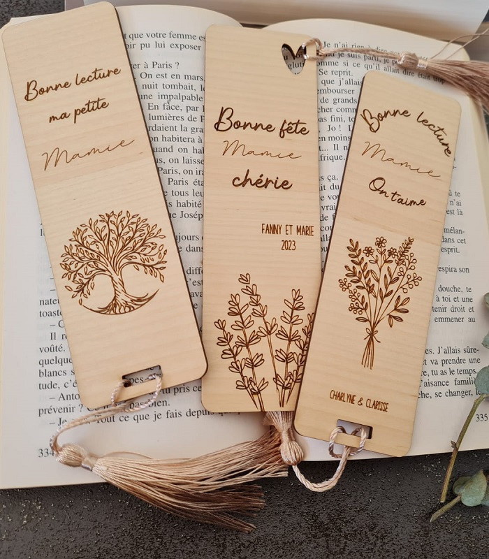 Marque pages personnalisables