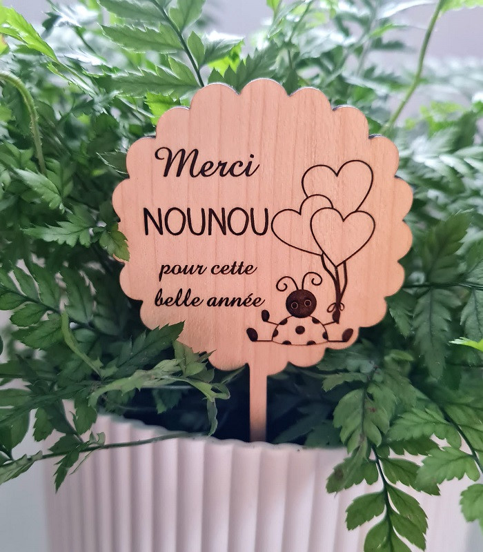 Pic à Planter personnalisé pour Fleur