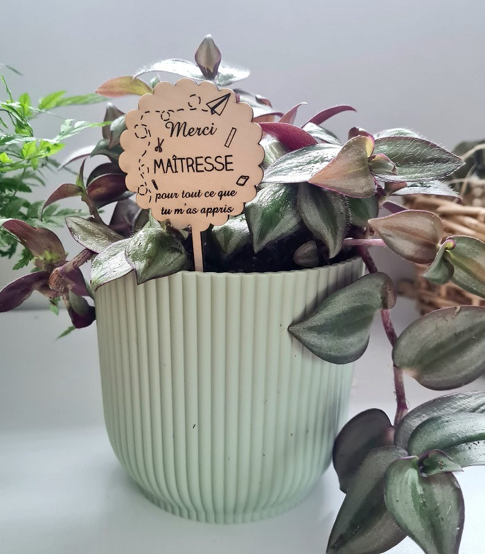 Pic à Planter personnalisé pour Fleur