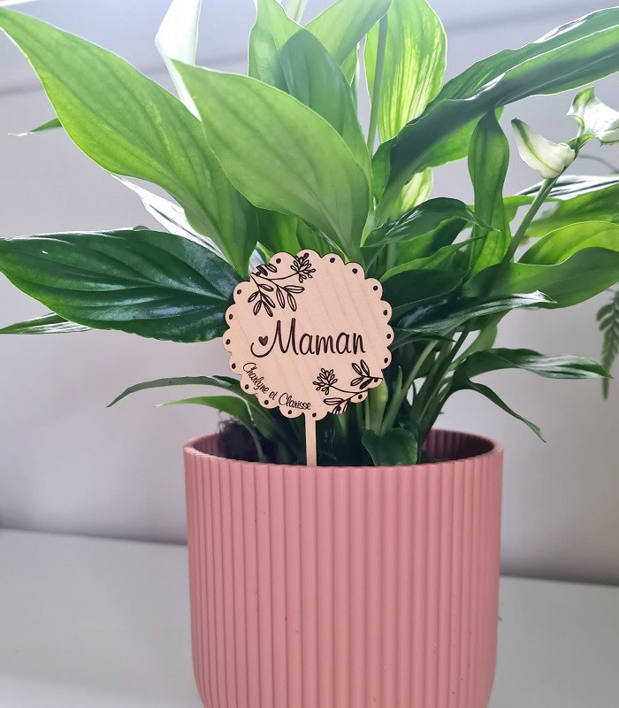 Pic à Planter personnalisé pour Fleur