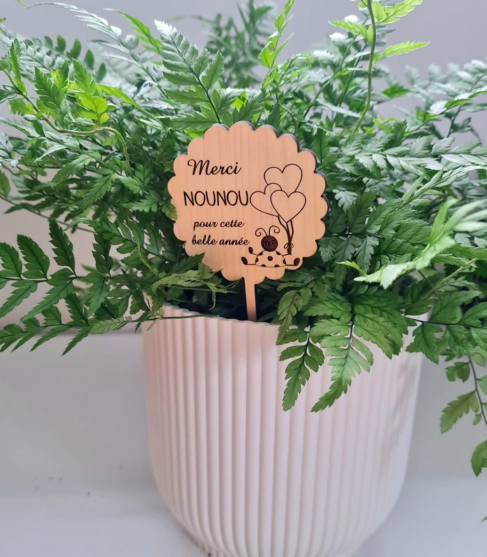 Pic à Planter personnalisé pour Fleur