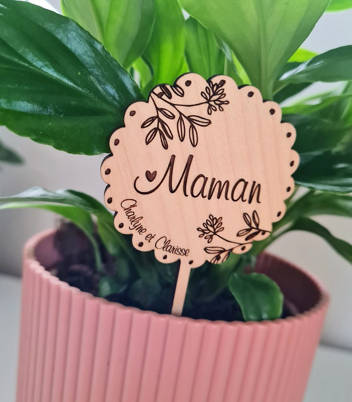 Pic à Planter personnalisé pour Fleur