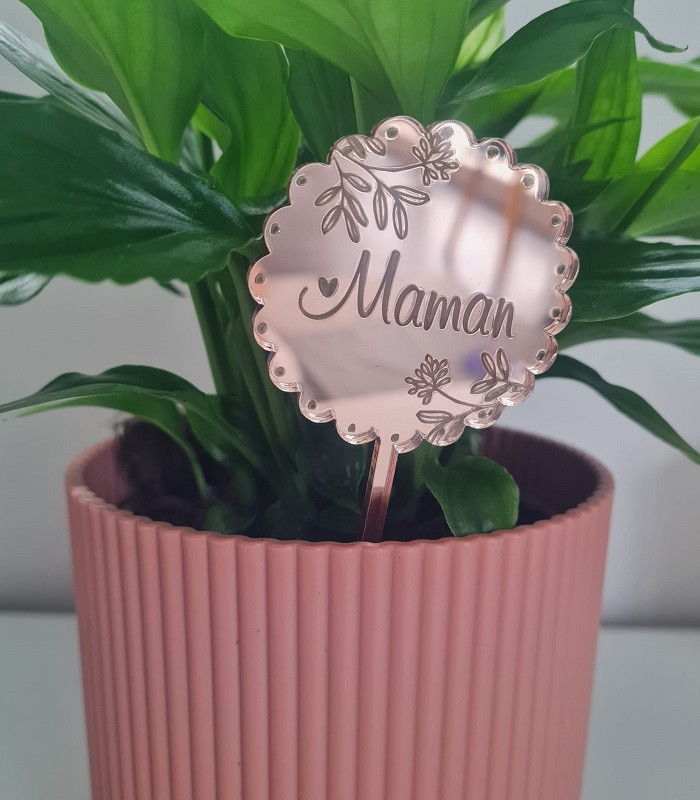 Pic à Planter personnalisé pour Fleur