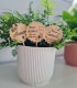 Pic à Planter personnalisé pour Fleur
