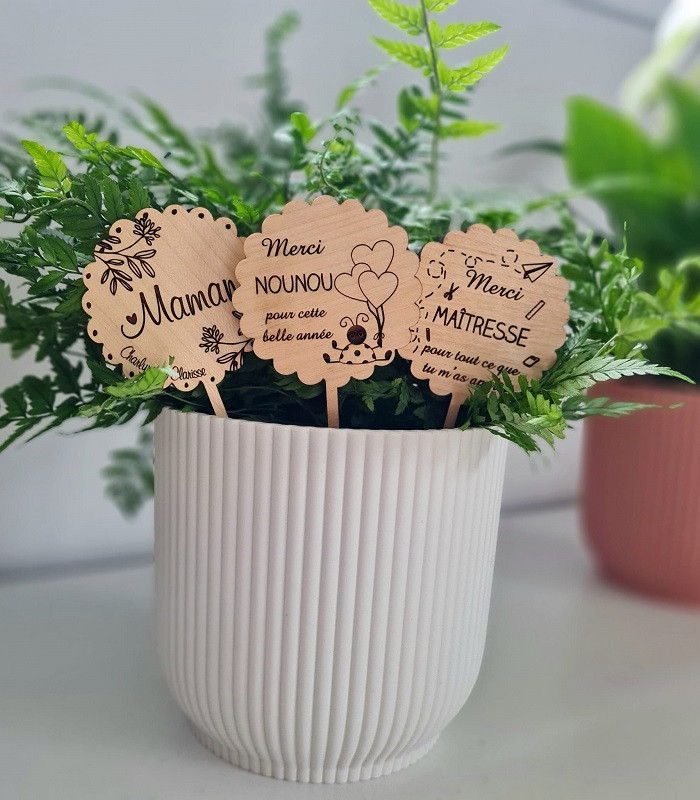 Pic à Planter personnalisé pour Fleur