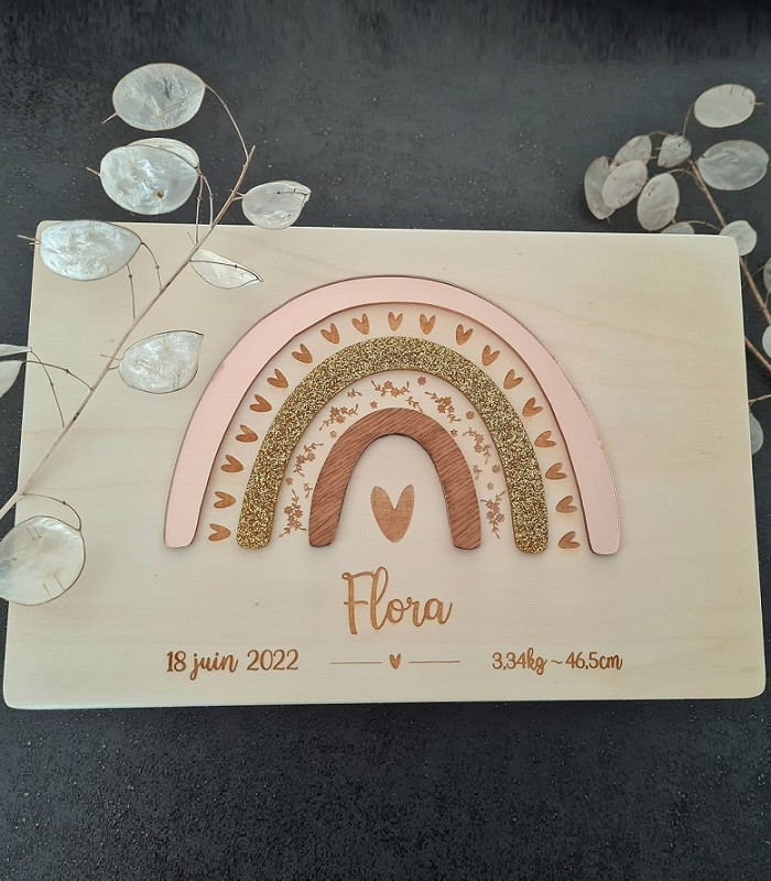 Boîte naissance "feuille"