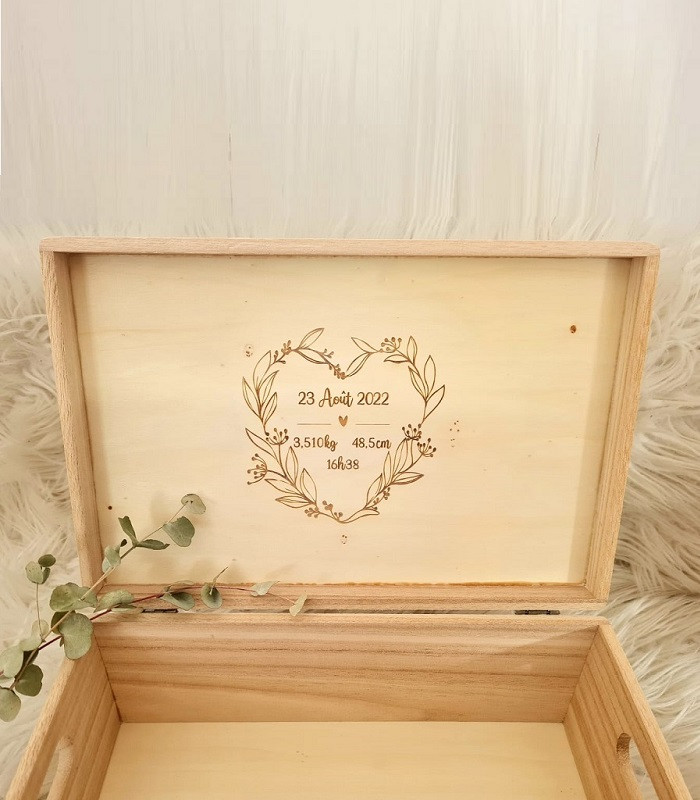 Boîte à souvenir "Mes douze premiers mois"