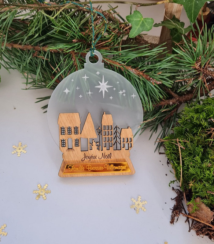 Boule de Noël "boule à neige"