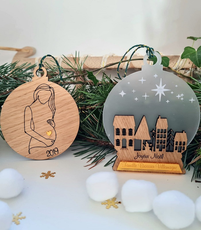 Boule de Noël "grossesse"