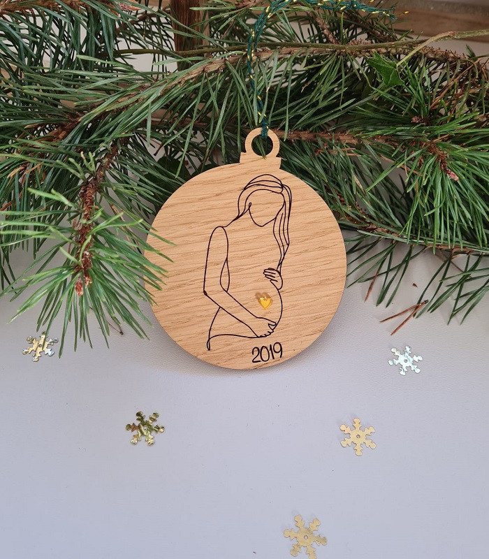 Boule de Noël "grossesse"