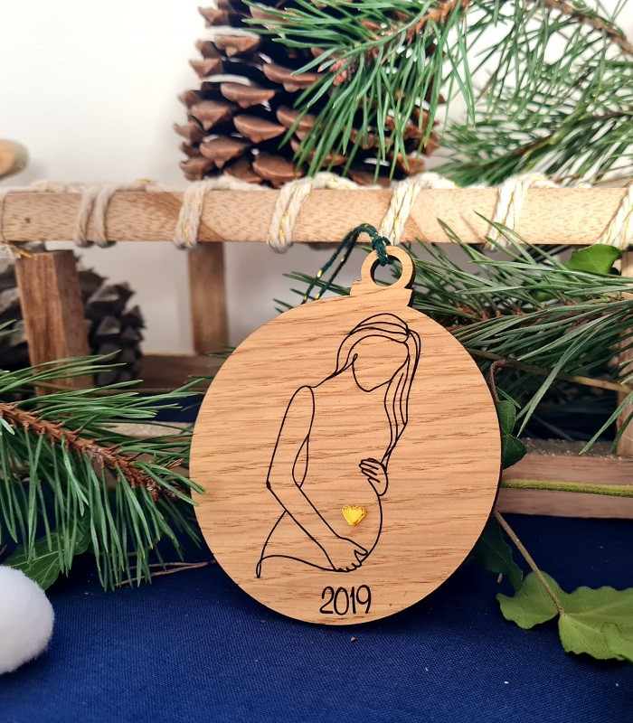 Boule de Noël "grossesse"