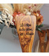 Cuillère en bois d'olivier personnalisée