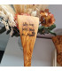 Cuillère en bois d'olivier personnalisée