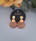 Boucles d'oreilles en bois et colorées