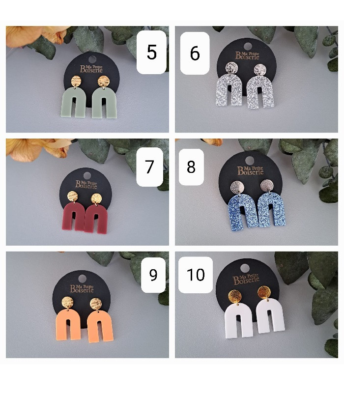 Boucles d'oreilles Huguette