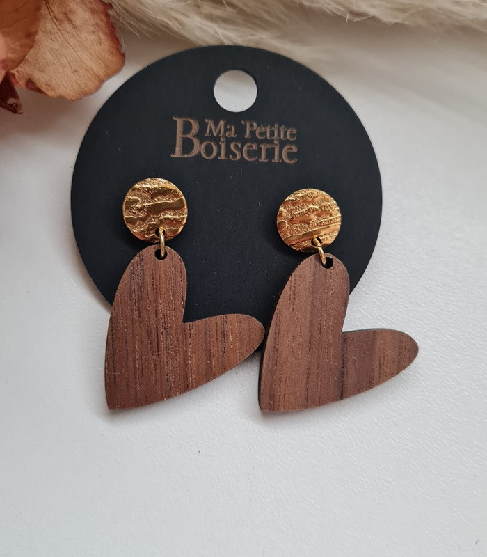 Boucles d'oreilles cœur