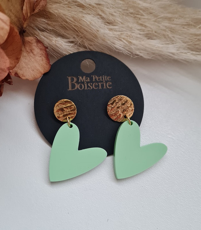 Boucles d'oreilles cœur