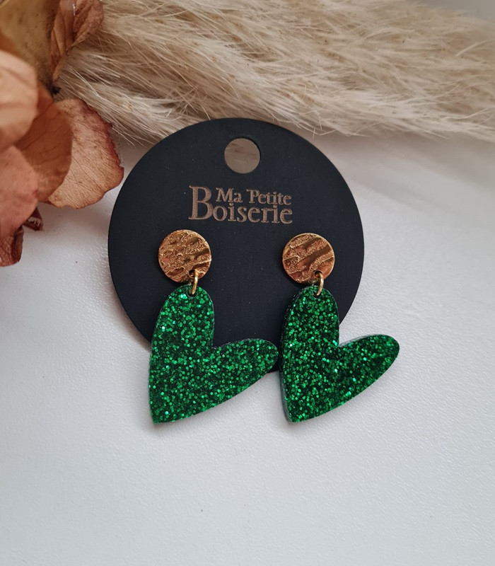 Boucles d'oreilles cœur
