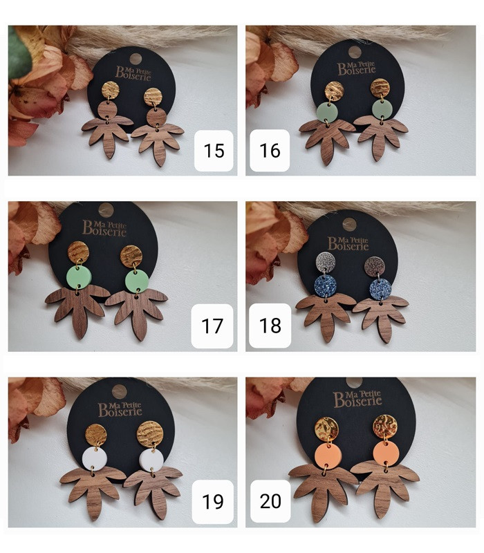Boucles d'oreilles Claudie