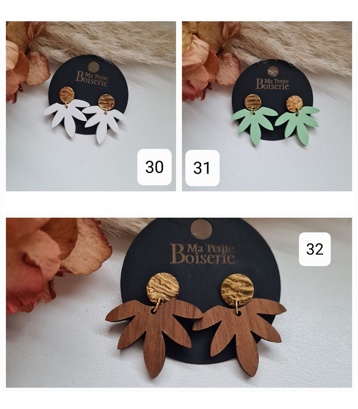 Boucles d'oreilles Claudette