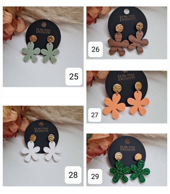 Boucles d'oreilles Colette