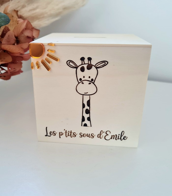 Tirelire enfant Girafe