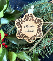 Boule de Noël "Houx"