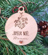 Boule de Noël "Gui"