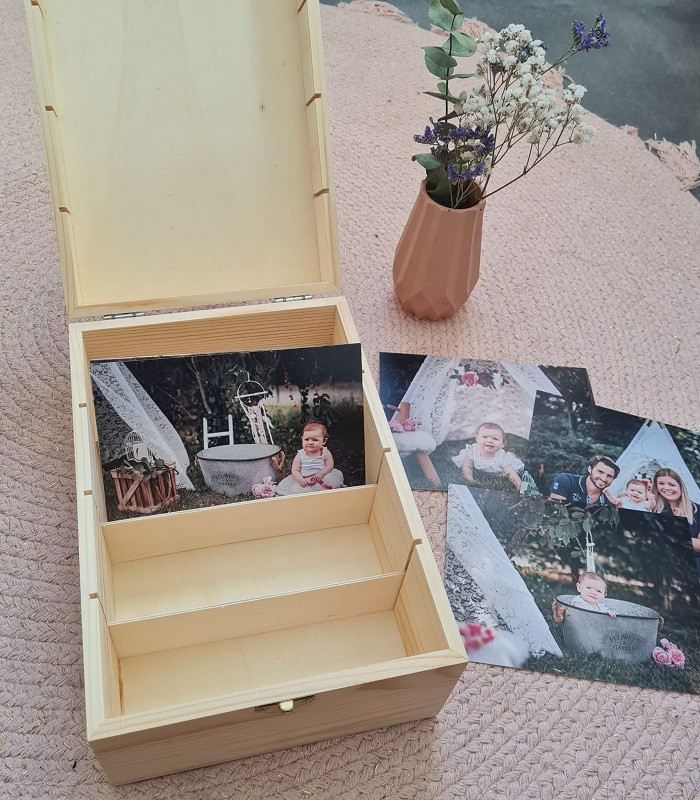 Boîte à photos personnalisée