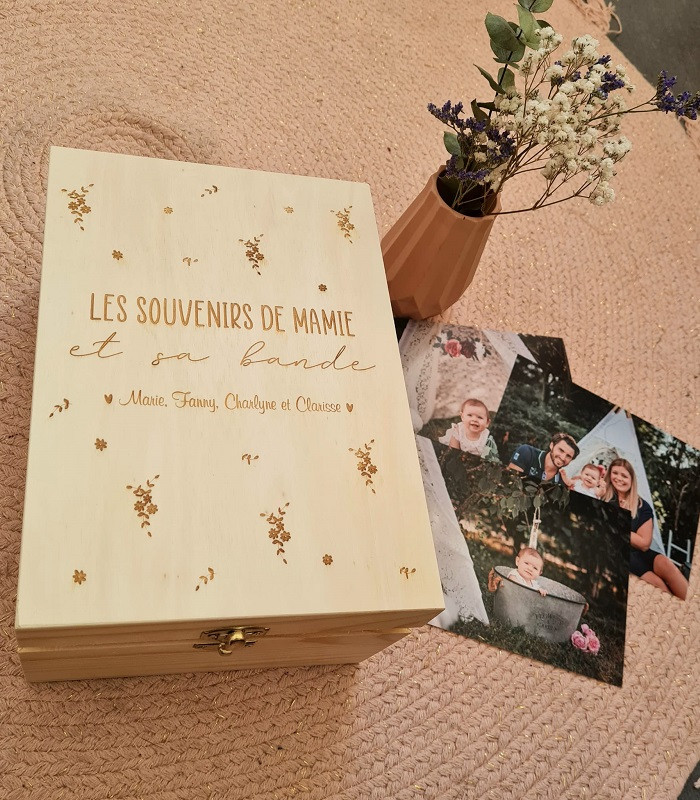 Boîte à photos personnalisée