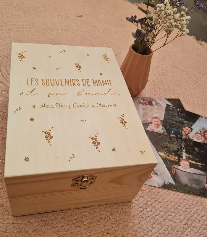 Boîte à photos personnalisée