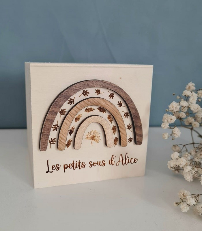 Tirelire enfant Feuille