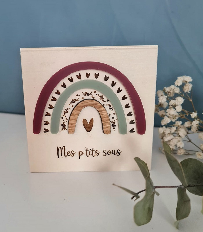 Tirelire enfant Cœur