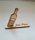 Marque place personnalisé Bouteille de Vin