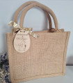 Sac en jute personnalisé pour Pâques